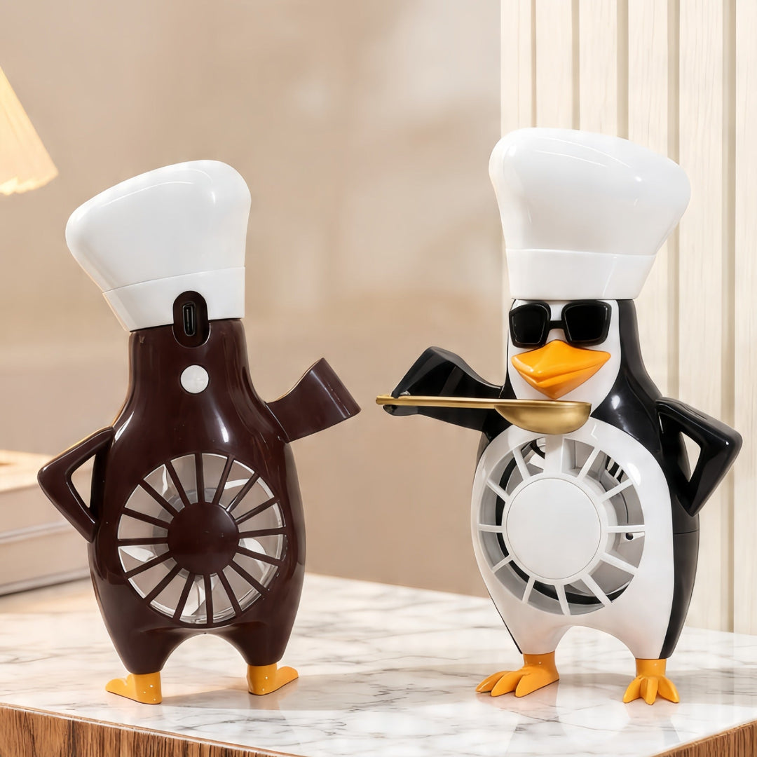 Ventilateur de Table Design Pingouin pour Femme 1