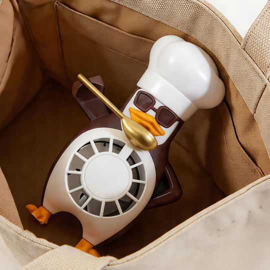 Ventilateur de Table Design Pingouin pour Femme 2