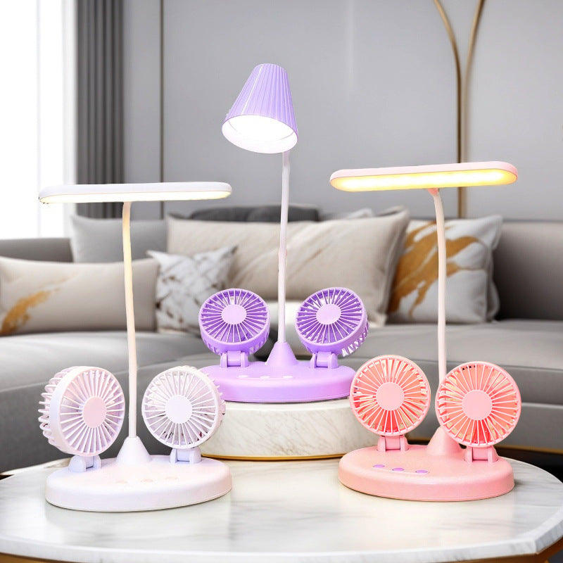 Ventilateur de Table Multifonctionnel avec Éclairage LED 2