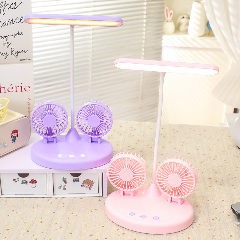 Ventilateur de Table Multifonctionnel avec Éclairage LED 3