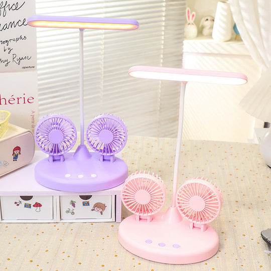 Ventilateur de Table Multifonctionnel avec Éclairage LED 3