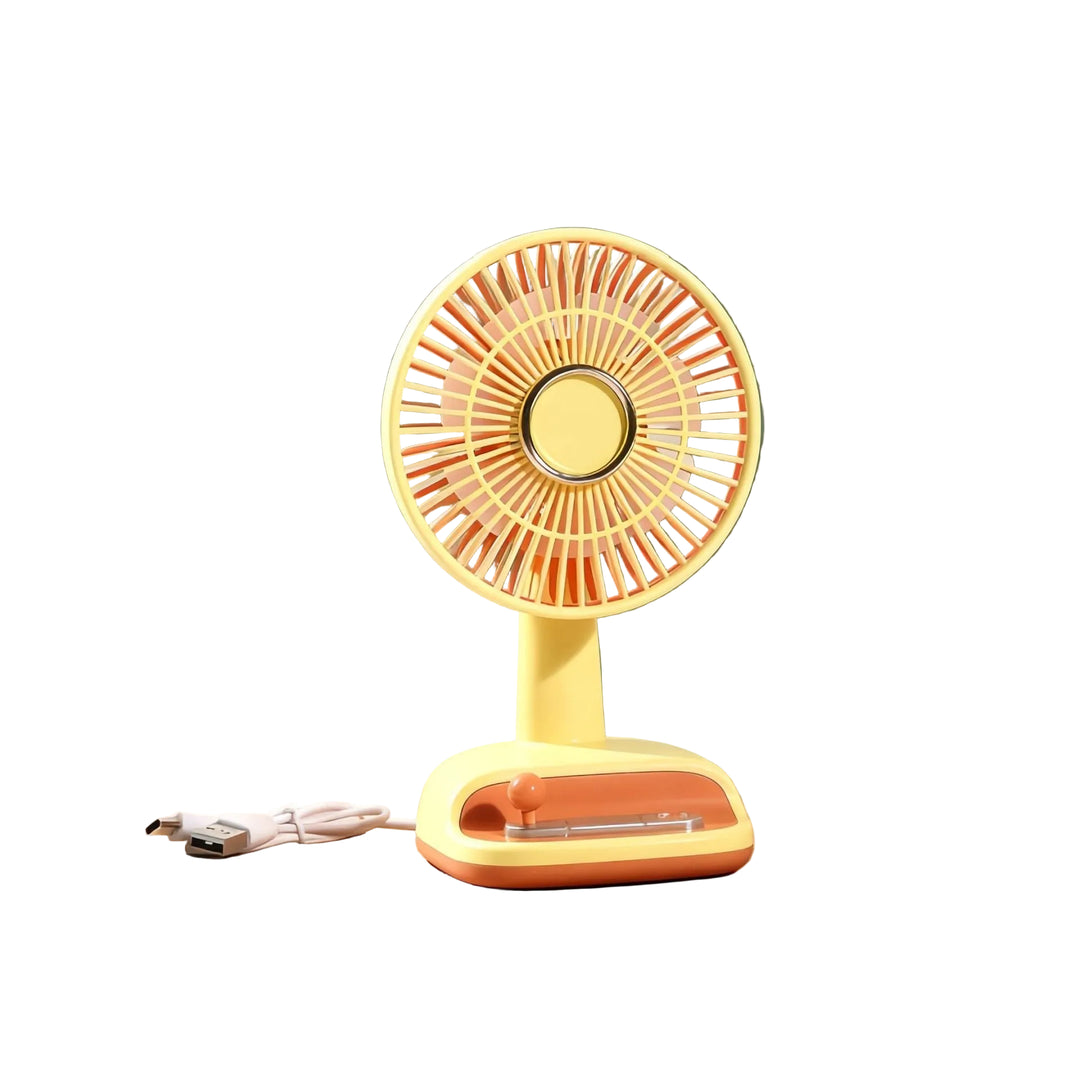 Ventilateur de Table Silencieux Compact avec Inclinaison Réglable pour Bureau et Maison 0