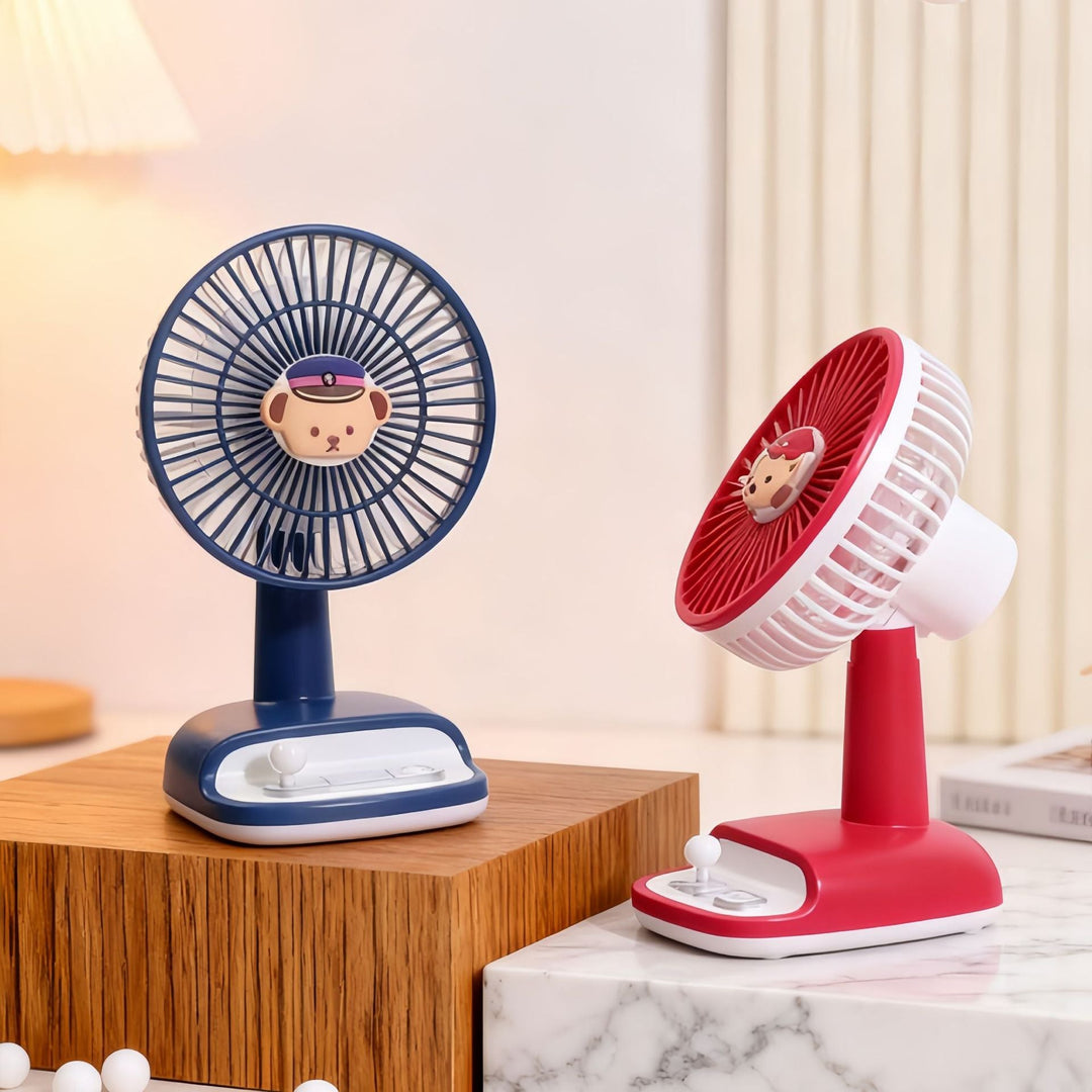 Ventilateur de Table Silencieux Compact avec Inclinaison Réglable pour Bureau et Maison 1