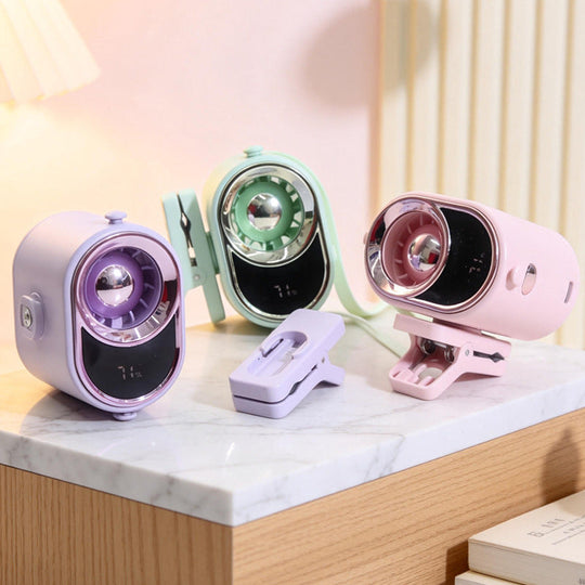 Ventilateur de Table Silencieux Pliable Multifonctionnel pour Bureau et Maison 2