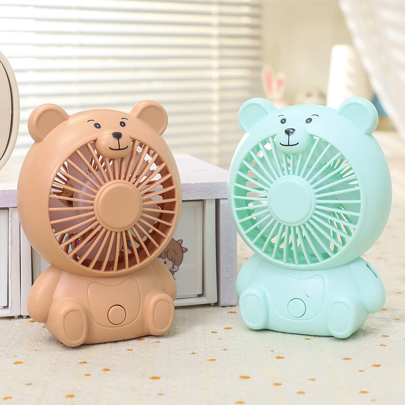 Ventilateur de Table Silencieux USB au Design Ours pour Bureau et Maison 3