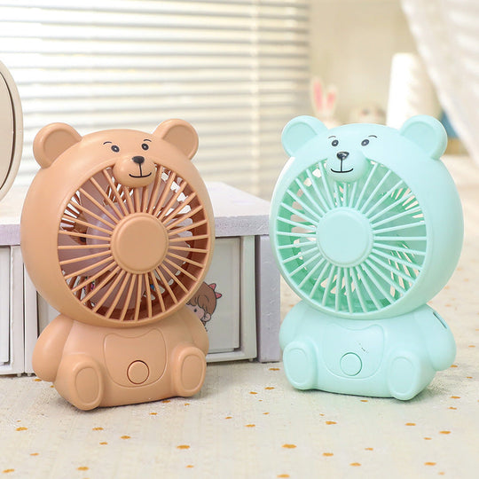 Ventilateur de Table Silencieux USB au Design Ours pour Bureau et Maison 3