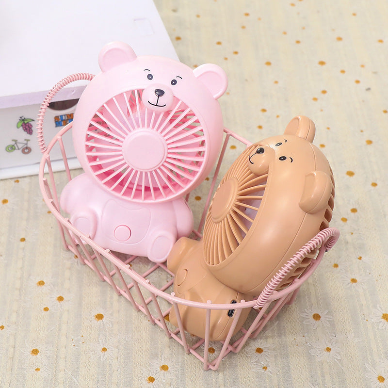 Ventilateur de Table Silencieux USB au Design Ours pour Bureau et Maison 4