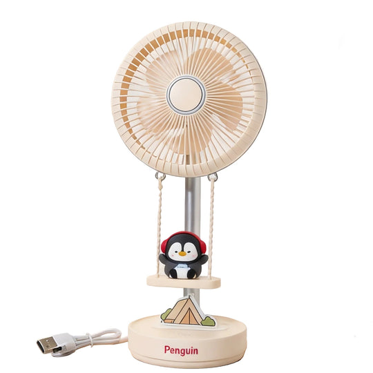 Ventilateur de Table Silencieux avec Design Animal pour Bureau et Maison 0