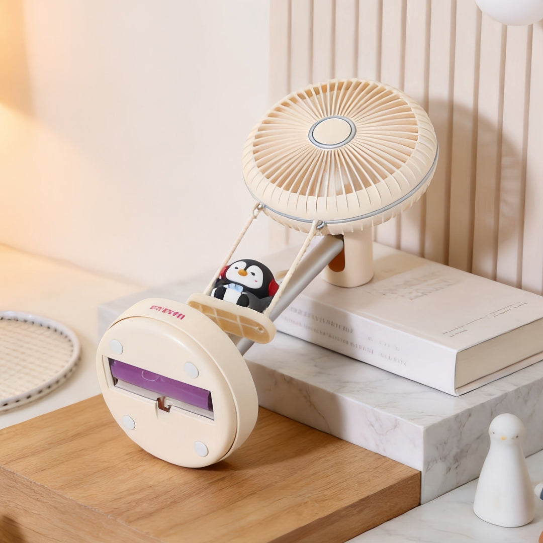 Ventilateur de Table Silencieux avec Design Animal pour Bureau et Maison 2