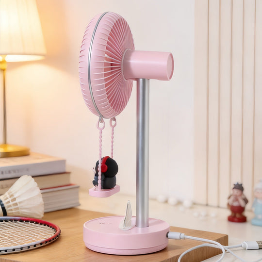 Ventilateur de Table Silencieux avec Design Animal pour Bureau et Maison 4
