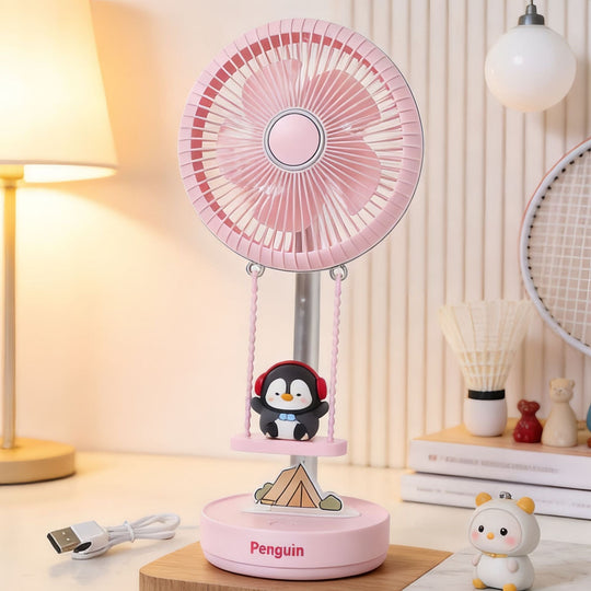 Ventilateur de Table Silencieux avec Design Animal pour Bureau et Maison 5