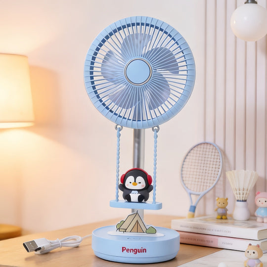 Ventilateur de Table Silencieux avec Design Animal pour Bureau et Maison 6