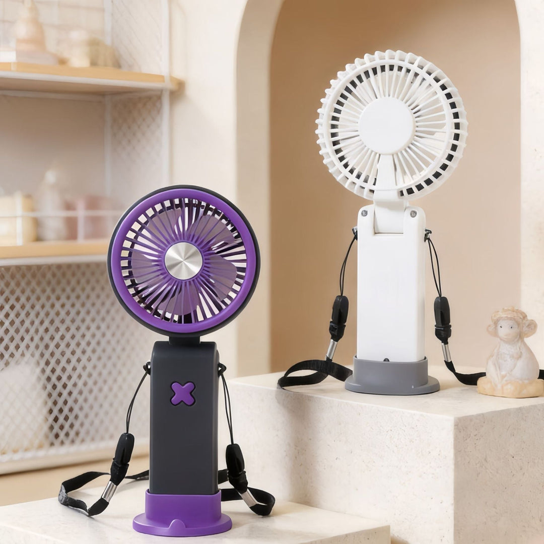 Ventilateur de bureau portable unisexe avec batterie rechargeable et tête inclinable 2