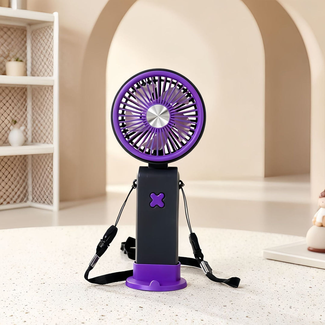 Ventilateur de bureau portable unisexe avec batterie rechargeable et tête inclinable 4
