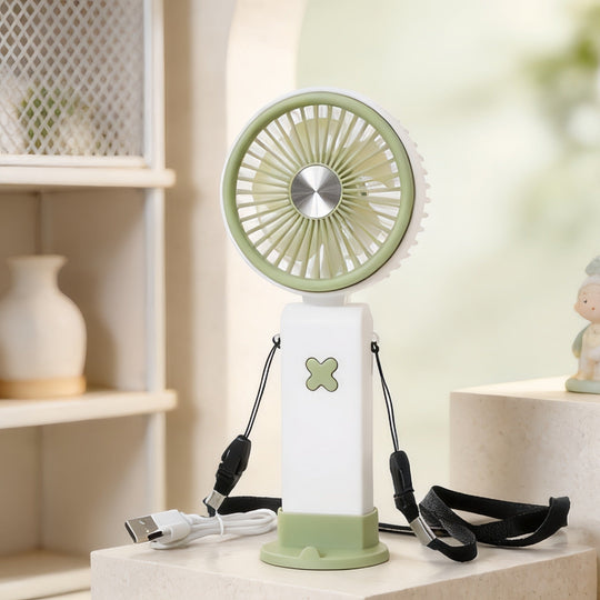 Ventilateur de bureau portable unisexe avec batterie rechargeable et tête inclinable 6