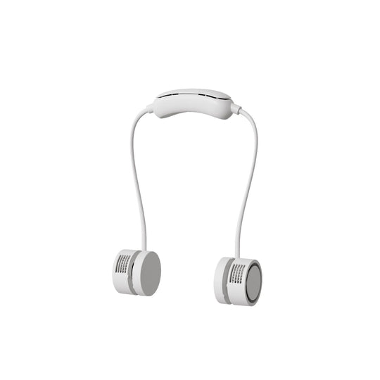Ventilateur de cou portable unisexe à double mini ventilateurs avec chargement USB 0