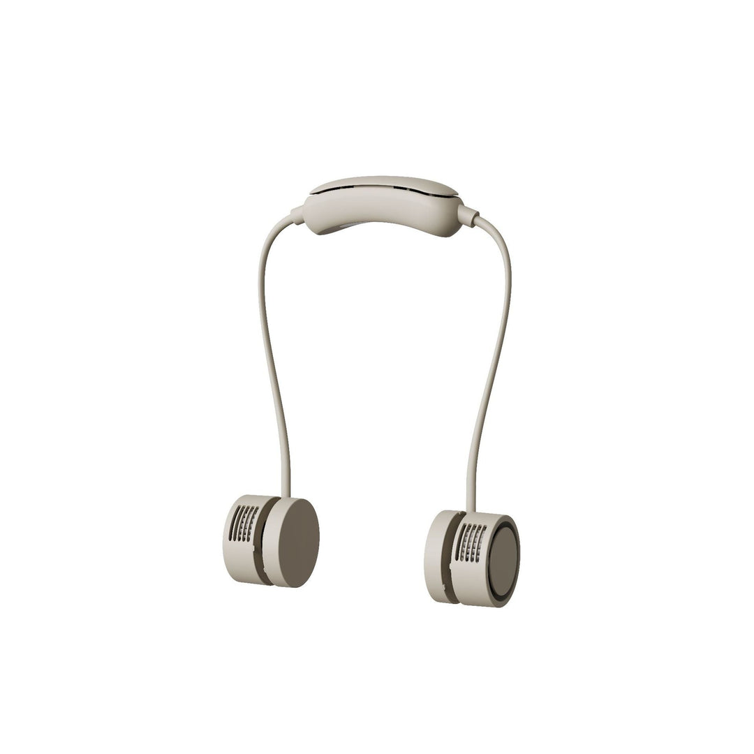 Ventilateur de cou portable unisexe à double mini ventilateurs avec chargement USB 4