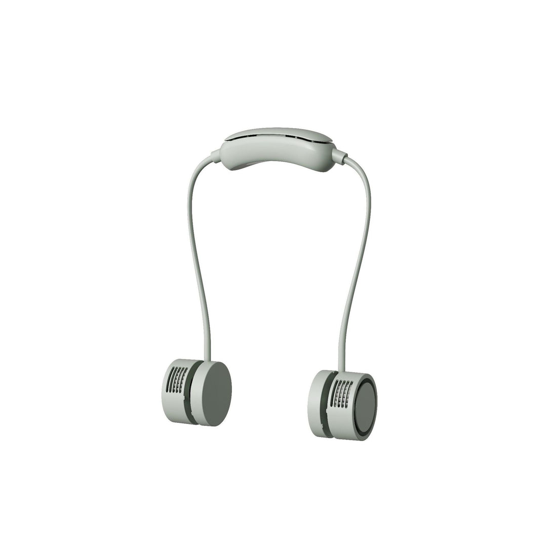 Ventilateur de cou portable unisexe à double mini ventilateurs avec chargement USB 6