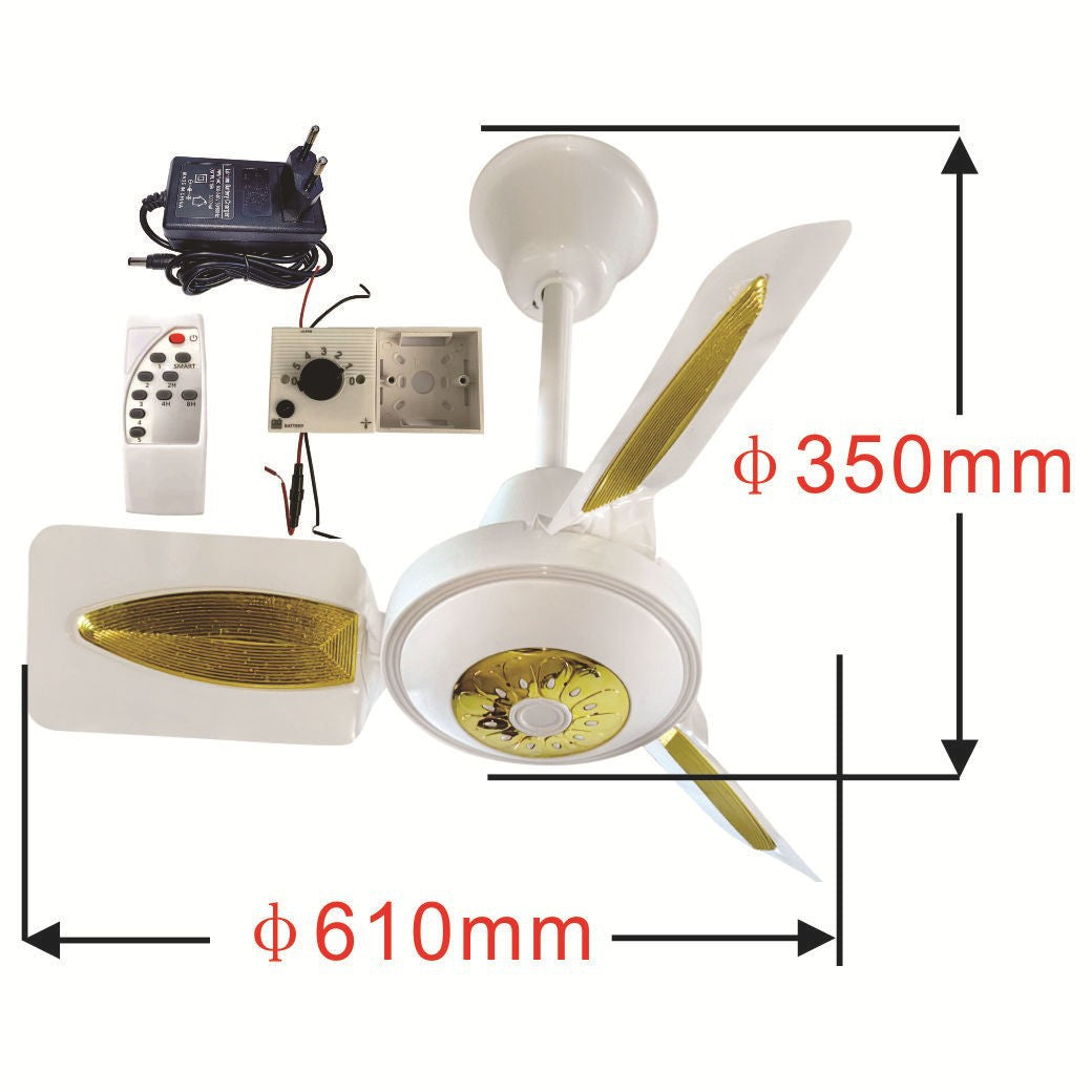 Ventilateur de plafond avec éclairage LED Bowlift pour femme 2