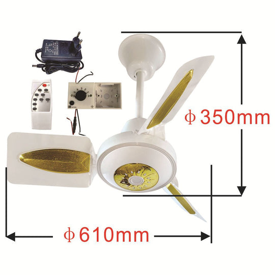 Ventilateur de plafond avec éclairage LED Bowlift pour femme 2