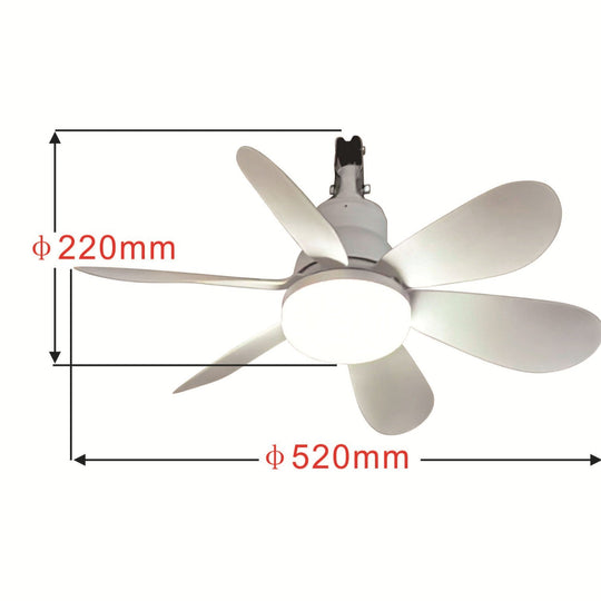 Ventilateur de plafond avec éclairage LED intégré moderne 3