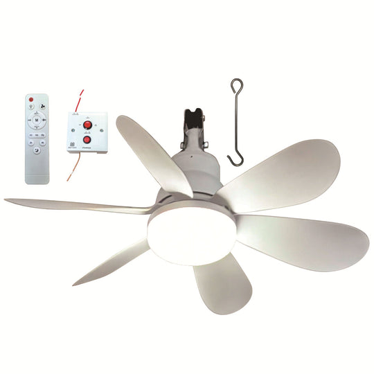 Ventilateur de plafond avec éclairage LED intégré moderne 4