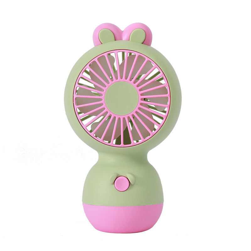 Ventilateur de table compact unisexe au design figurine avec connexion USB et moteur silencieux 13