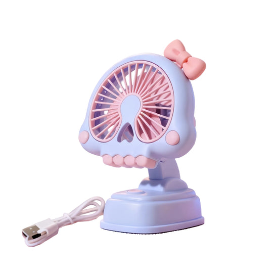 Ventilateur de table compact unisexe au design figurine avec connexion USB et moteur silencieux 9