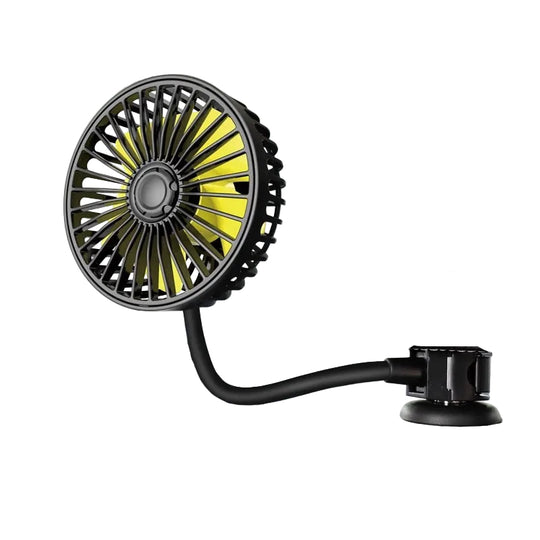 Ventilateur de voiture flexible avec support ajustable pour confort optimal 0
