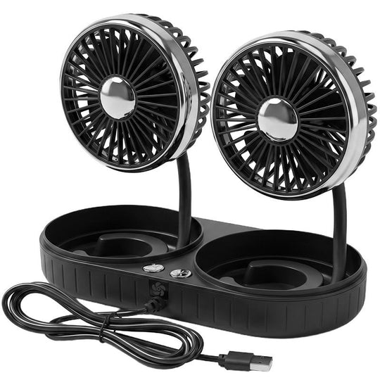 Ventilateur de voiture flexible avec support ajustable pour confort optimal 3