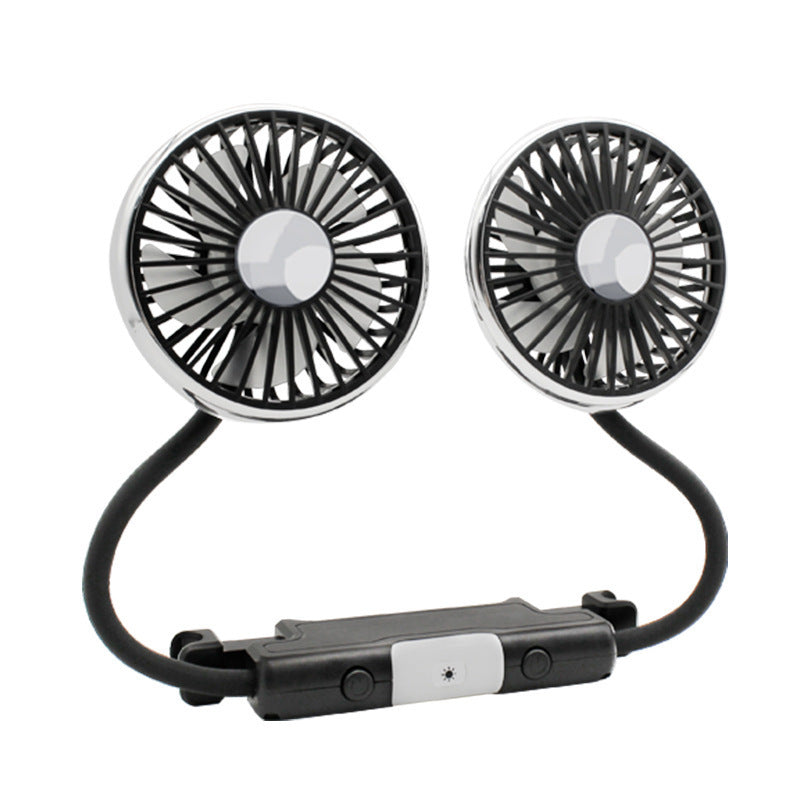 Ventilateur de voiture flexible avec support ajustable pour confort optimal 4
