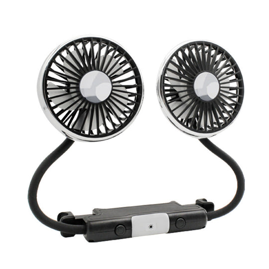 Ventilateur de voiture flexible avec support ajustable pour confort optimal 4