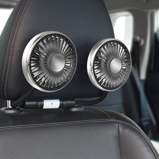 Ventilateur de voiture flexible avec support ajustable pour confort optimal 8