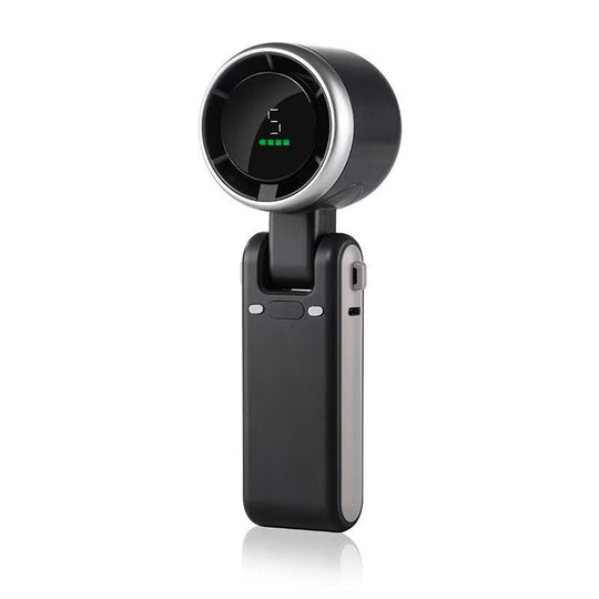 Ventilateur portable rechargeable unisexe compact avec affichage numérique de la vitesse 1