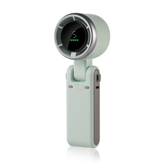 Ventilateur portable rechargeable unisexe compact avec affichage numérique de la vitesse 2