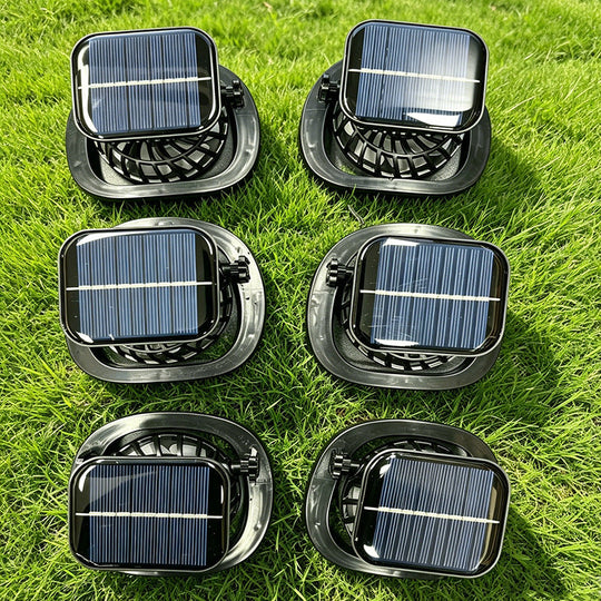 Ventilateur portable unisexe à énergie solaire avec panneau intégré 2