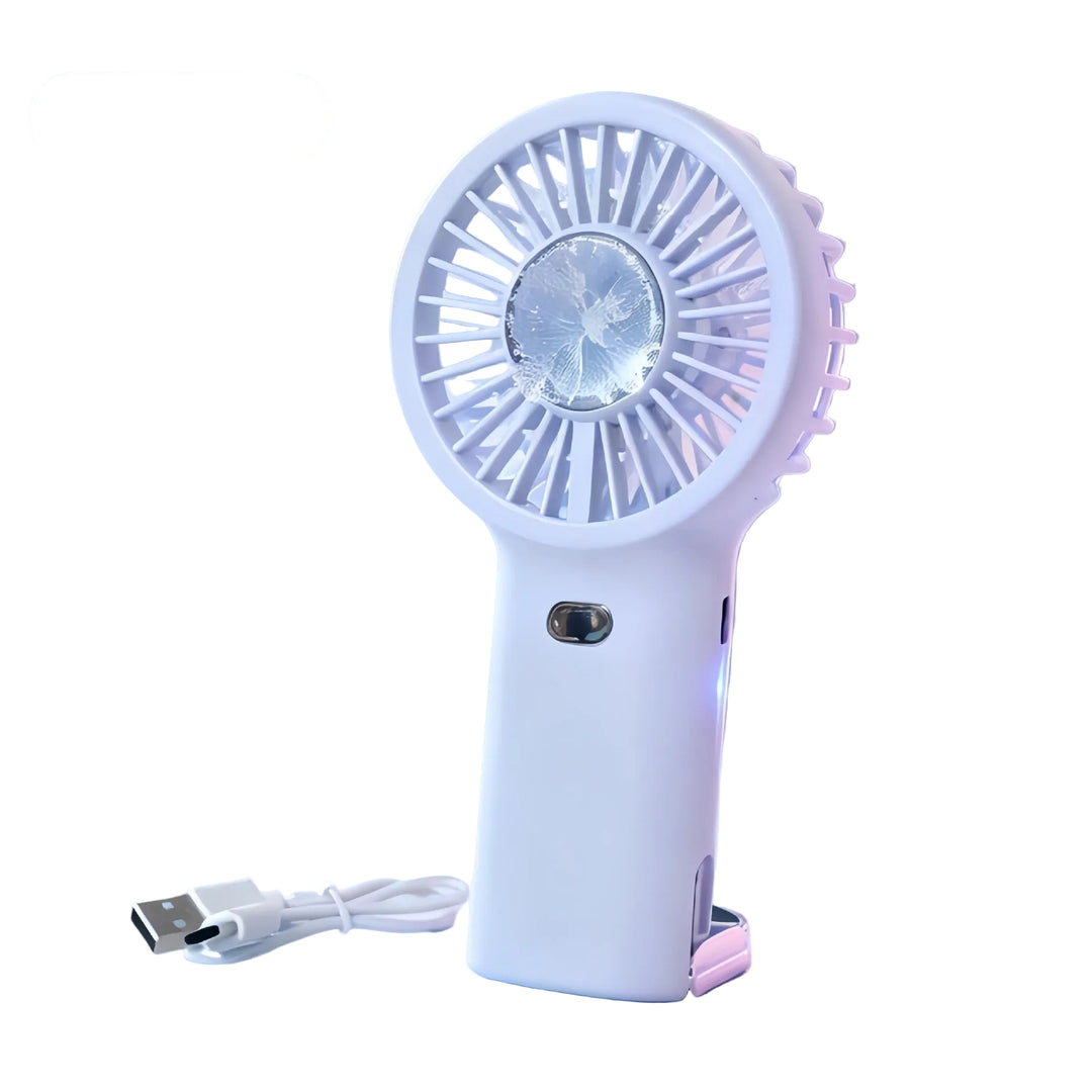 Ventilateur portable unisexe avec fonction brumisateur et batterie rechargeable 0