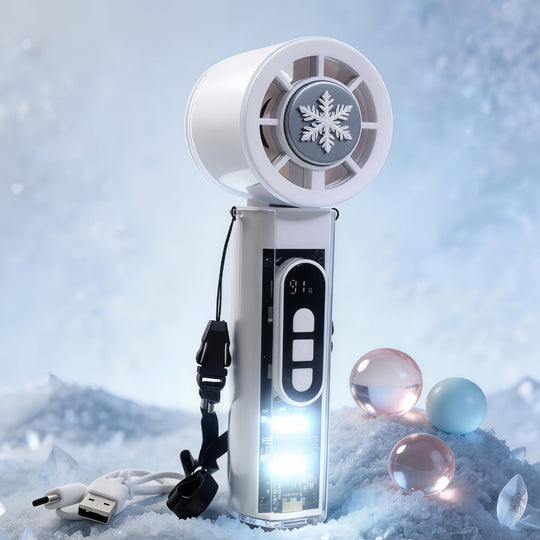 Ventilateur portable unisexe avec fonction brumisateur et batterie rechargeable 10