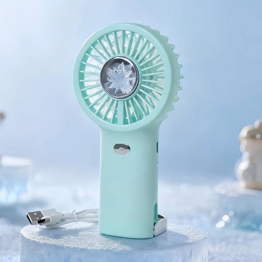 Ventilateur portable unisexe avec fonction brumisateur et batterie rechargeable 4