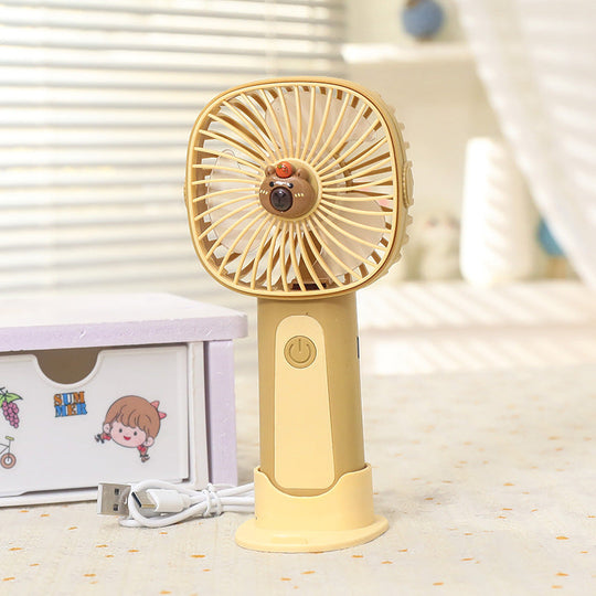 Ventilateur portable unisexe compact avec éclairage LED et design original 17
