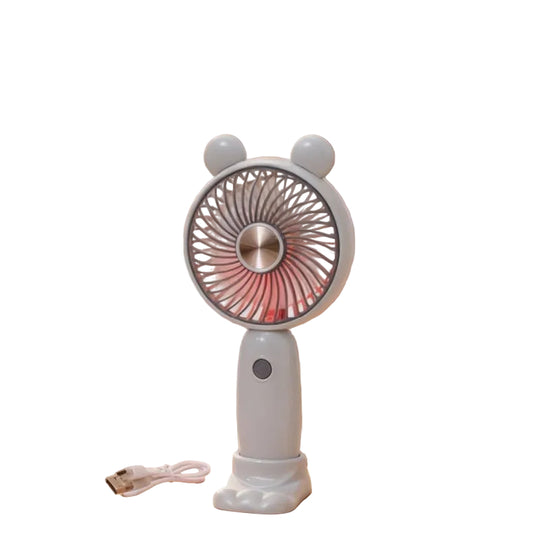 Ventilateur portable unisexe compact avec éclairage LED et design original 24