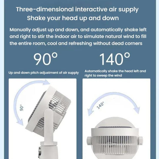 Ventilateur sur Pied à Convection avec Télécommande 4