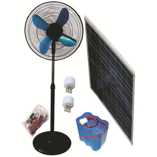 Ventilateur sur pied unisexe à énergie solaire fonctionnel 1