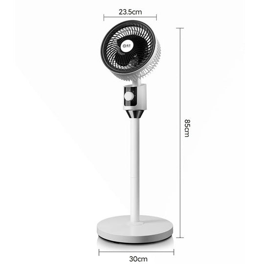 Ventilateur sur pied unisexe réglable avec flux d'air multidirectionnel 0