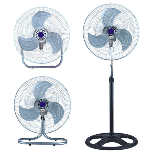 Ventilateur sur pied unisexe réglable en hauteur avec plusieurs vitesses 1