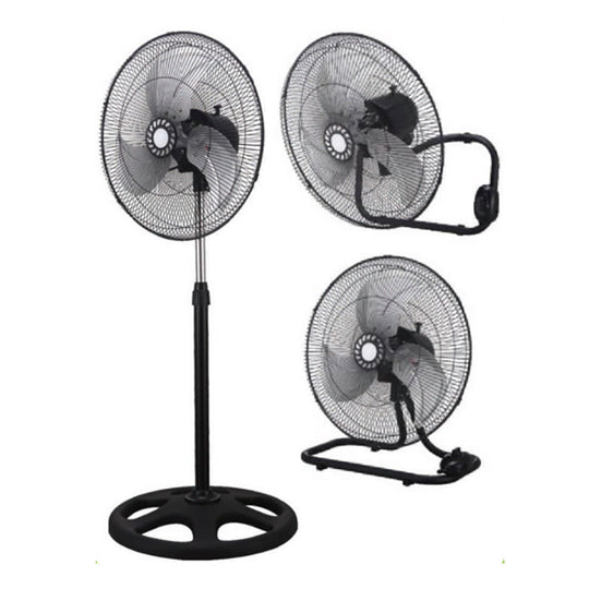 Ventilateur sur pied unisexe réglable en hauteur avec plusieurs vitesses 2