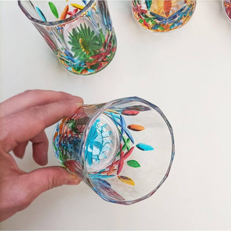 Verre de Murano Peint à la Main Design Unique 3