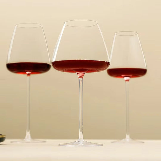 Verres à Vin et Champagne en Cristal Faits à la Main 8