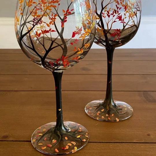 Verres à vin Artisanal Arbre des Quatre Saisons 11