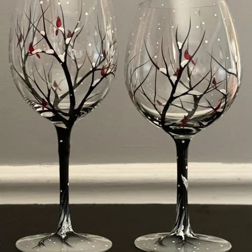Verres à vin Artisanal Arbre des Quatre Saisons 2